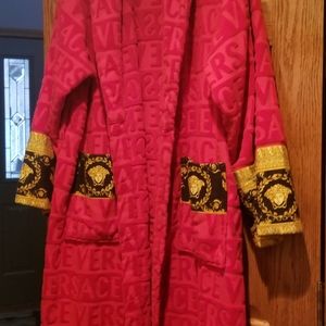 Mens Versace Robe in RED